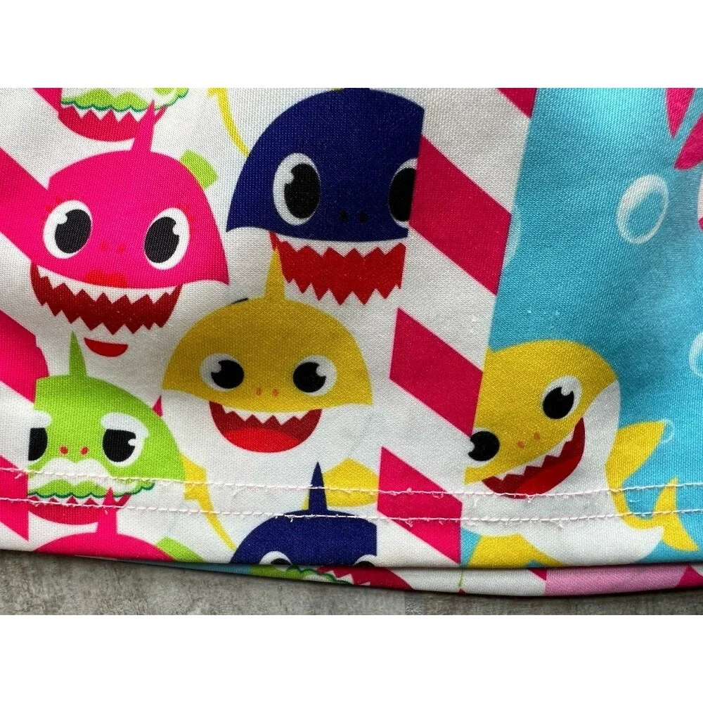 Los Angles Boutique Toddler Girls Summer BABY SHARK Sundress Cute Party Casual 5